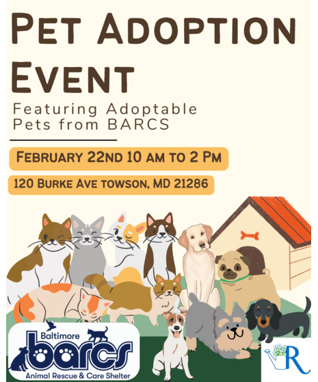 BARCS Pet Adoption Event - February 22nd