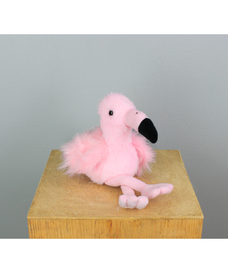 Meet Flora the Flamingo, your new feathered friend bursting with charm and grace.