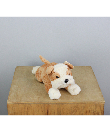 Meet Briar, the charming plush bulldog! With his soft, velvety fur in a delightful blend of warm browns and creams, Briar is the perfect cuddle companion.