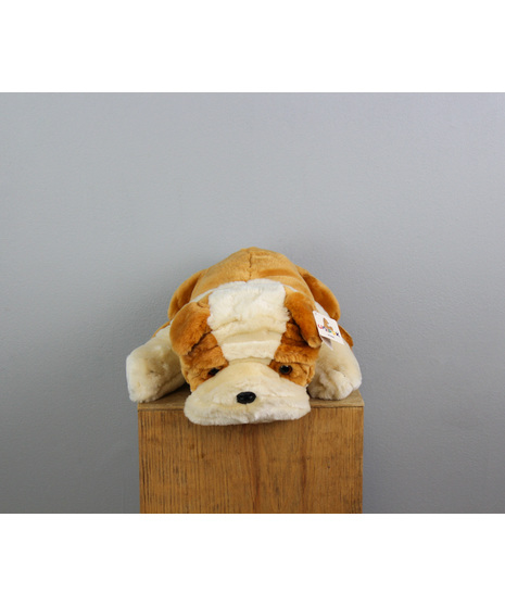 Beau the Bulldog is an adorable plush companion with a soft, huggable body that's perfect for cuddles.