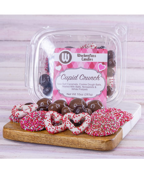 Celebrate the season of love with Wockenfuss Cupid's Crunch, a festive and delightful mix of delectable treats.