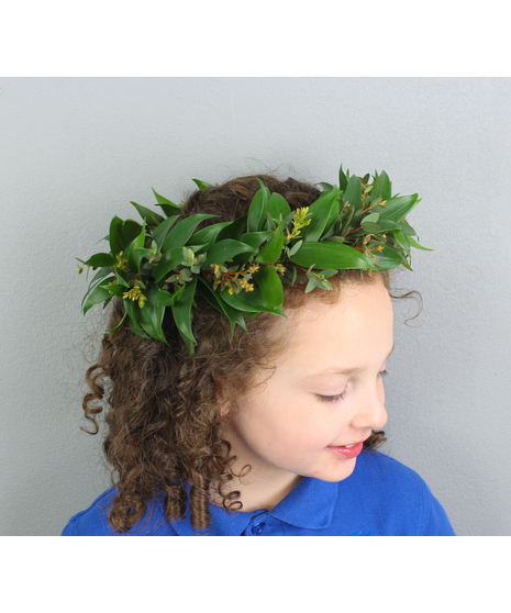 Elevate your special occasion with our Assorted Greenery Crown!